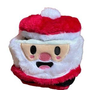 Bark Dog Toy Jolly Santa Claus Cookies Christmas Pickle Squeaker Plush 4 Pc Gift